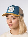 Бейсболка CAPSLAB арт. CL/REM5/1/CT/MBL Rick and Morty Together (бирюзовый / желтый)